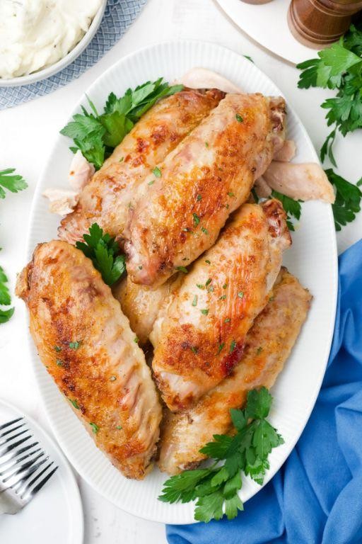 Italian Herb Turkey Wings in Crock Pot