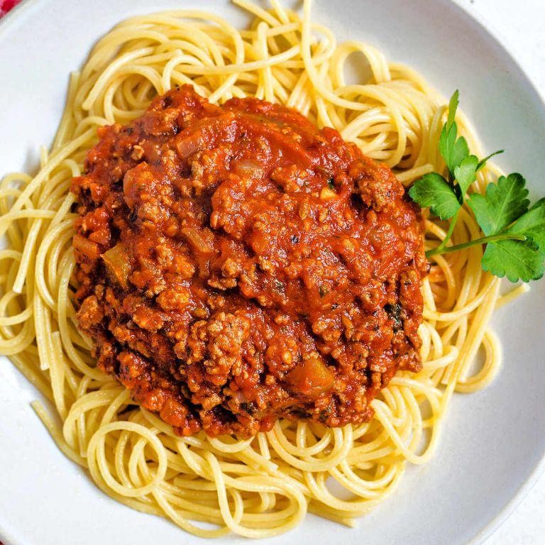 Italian Meat Sauce Pasta