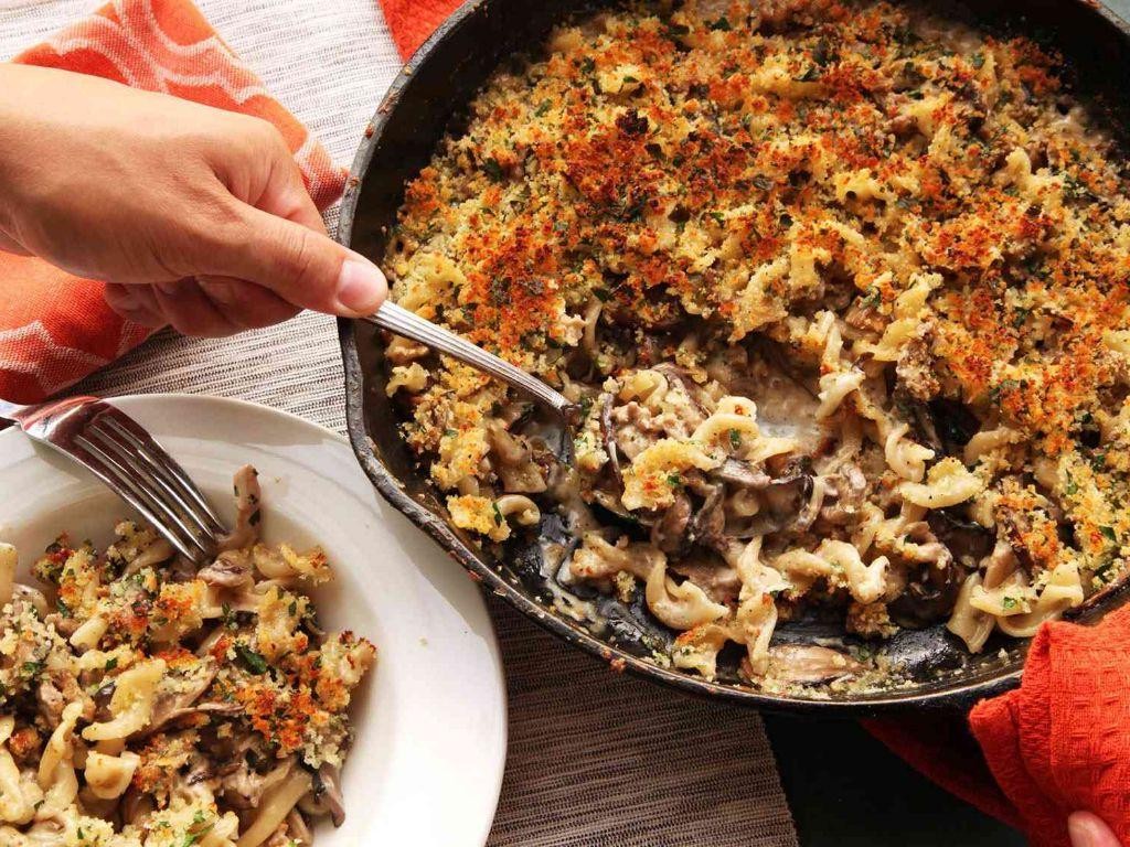 Italian Sausage and Mushroom Bake