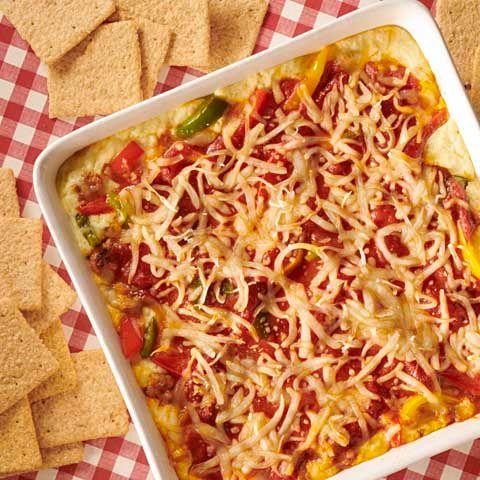 Italian Sausage and Pepper Pizza Dip