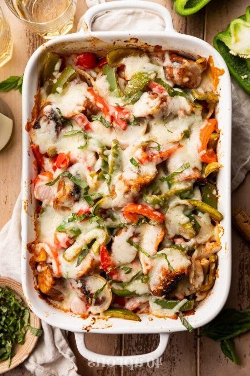 Italian Sausage and Peppers Casserole