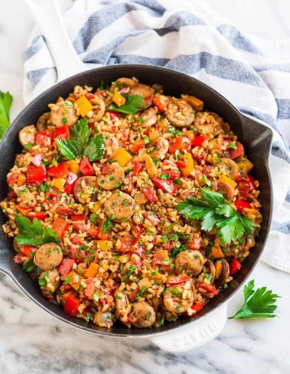 Italian Sausage and Rice Casserole