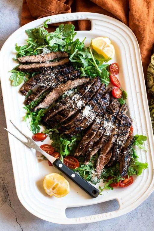 Italian Thin Sliced Beef with Lemon and Herbs