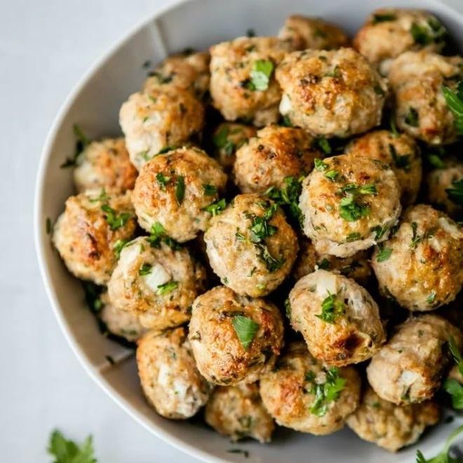 Italian-Style Ground Turkey Meatballs