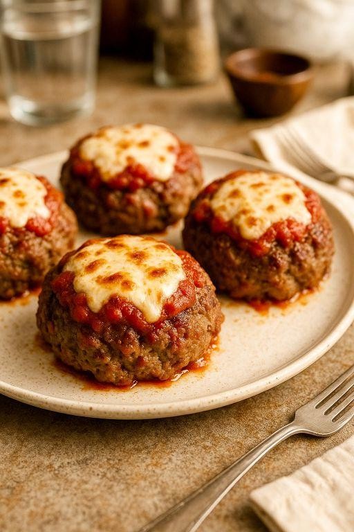 Italian-Style Mini Meatloaf with Marinara Sauce