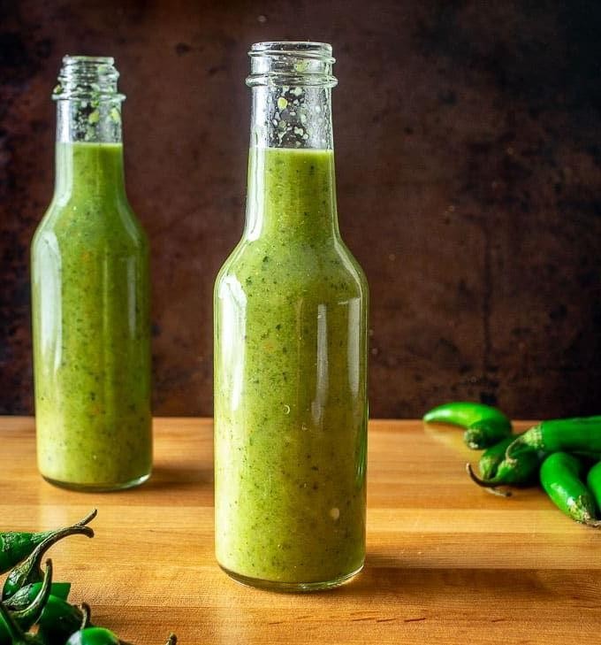 Jalapeño and Serrano Pepper Hot Sauce