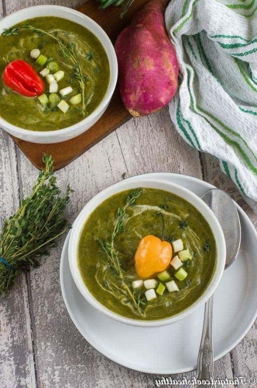 Jamaican Callaloo and Okra Soup