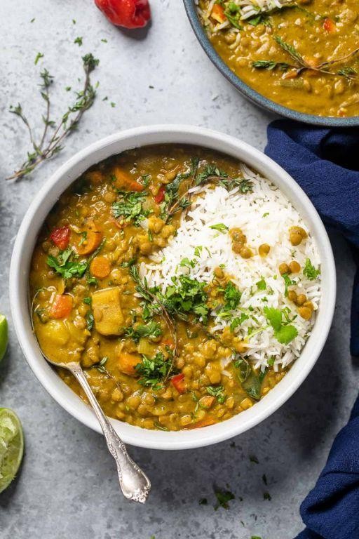 Jamaican Curried Lentil Soup