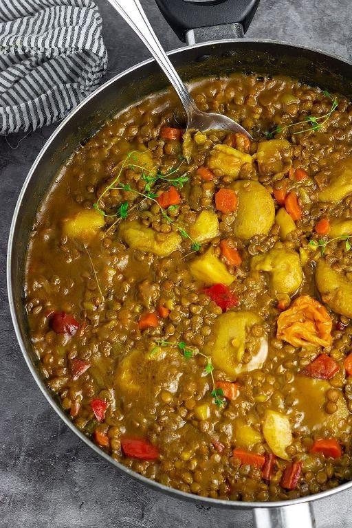 Jamaican Curried Lentil Stew