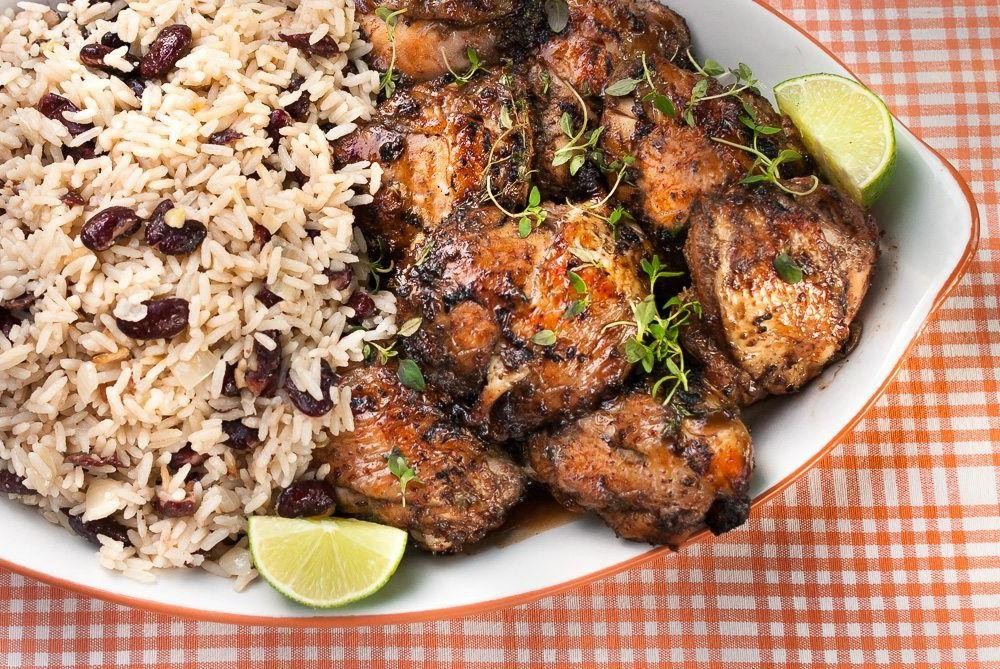 Jamaican Jerk Chicken Rice
