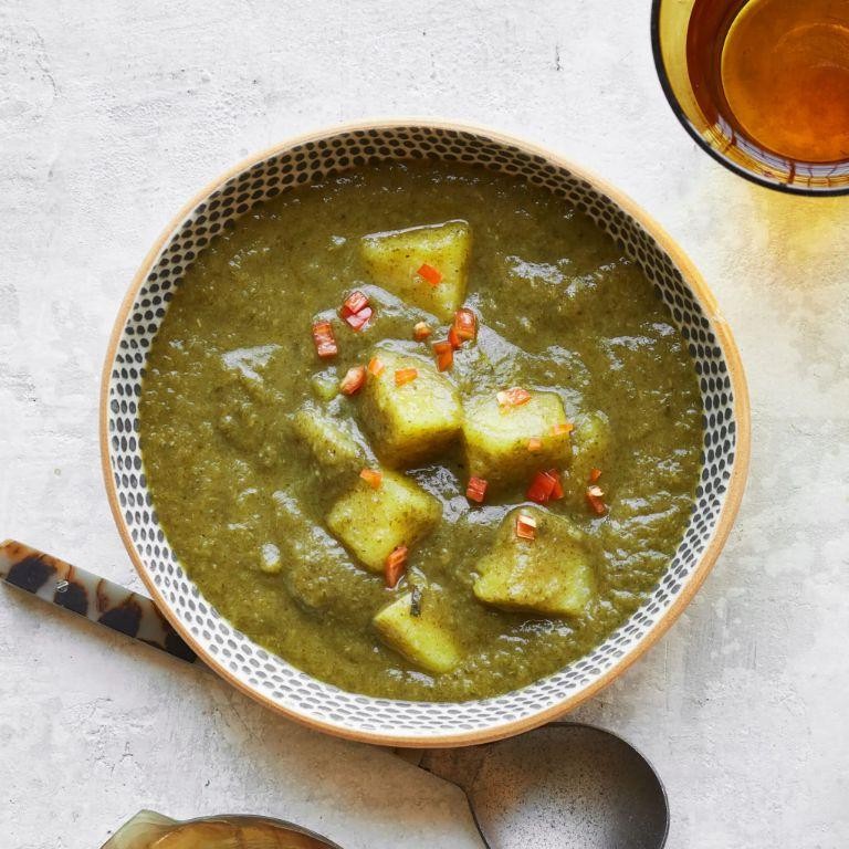 Jamaican Pepper Pot Soup with Tofu