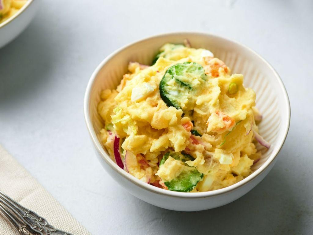 Japanese-Style Potato Salad with Cucumber