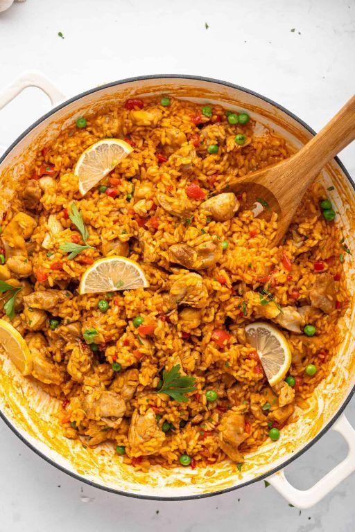 Jasmine Rice and Chicken Paella