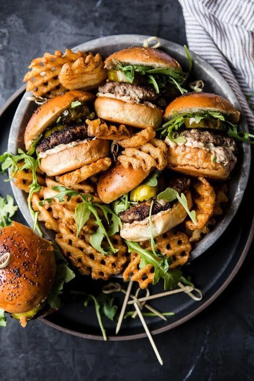 Juicy Beef Sliders with Homemade Pickles