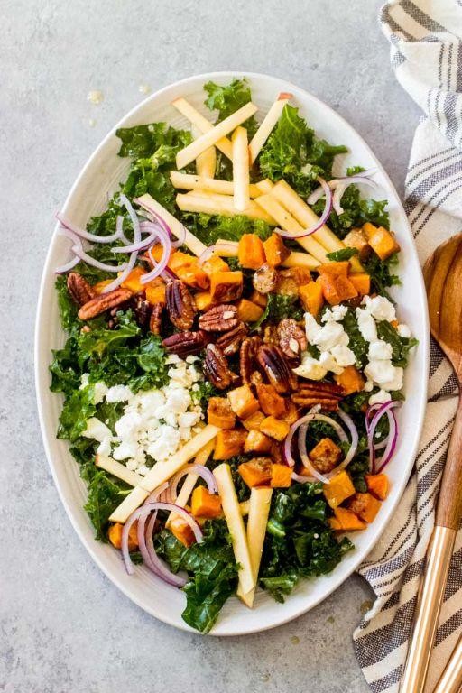 Kale and Apple Salad with Maple Vinaigrette