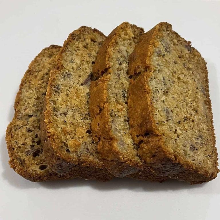 Kefir and Flaxseed Banana Bread