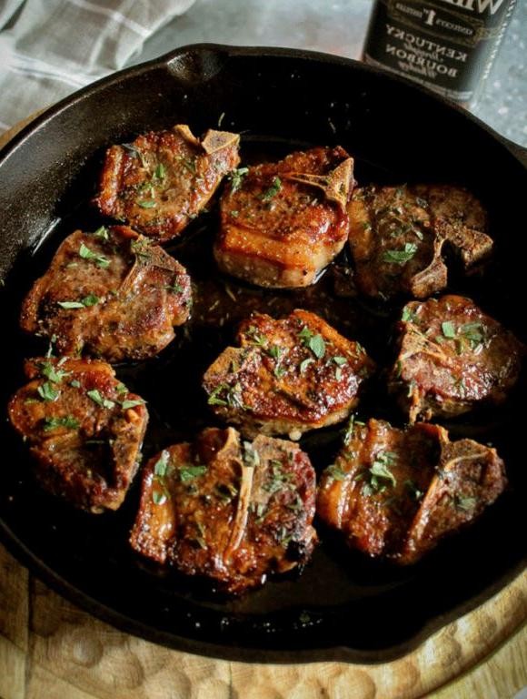 Kentucky Bourbon BBQ Lamb Chops