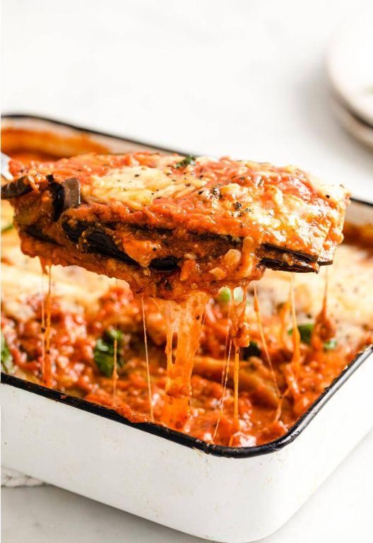 Keto Brinjal Parmesan Casserole