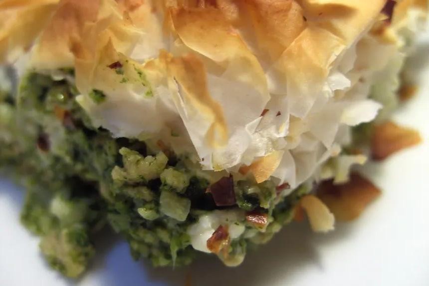 Keto Ground Chicken and Spinach Pie