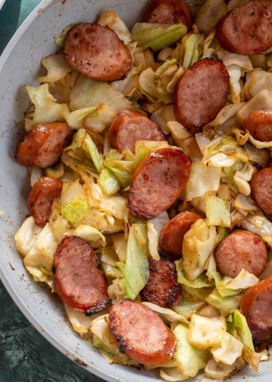 Keto Sausage and Cabbage Stir-Fry