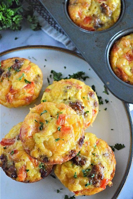 Keto Sausage and Egg Breakfast Muffins
