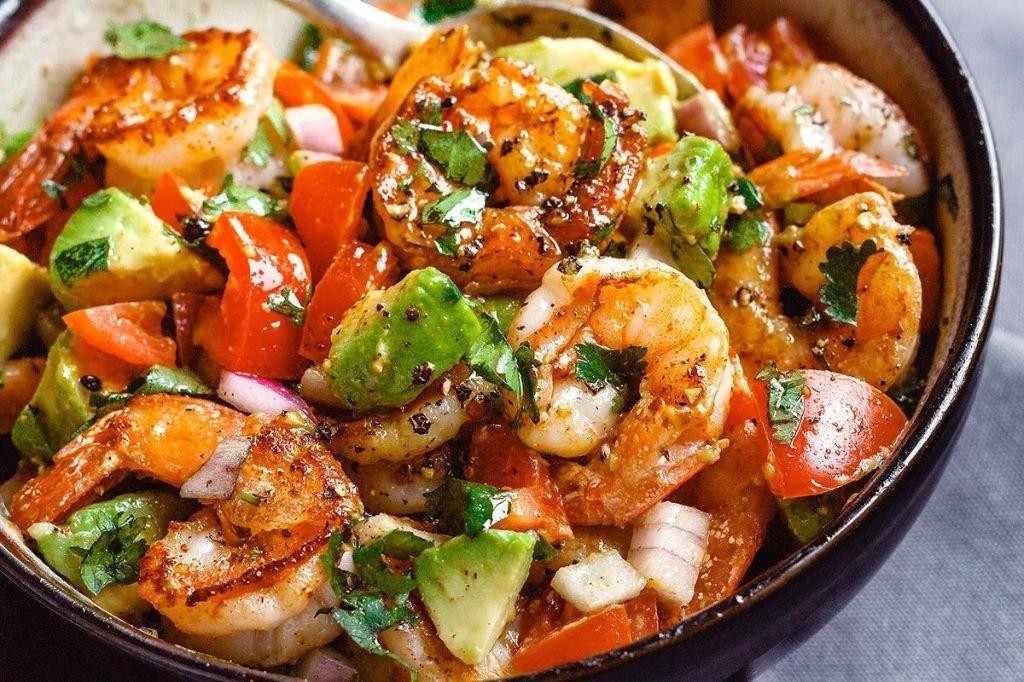 Keto Shrimp and Avocado Salad