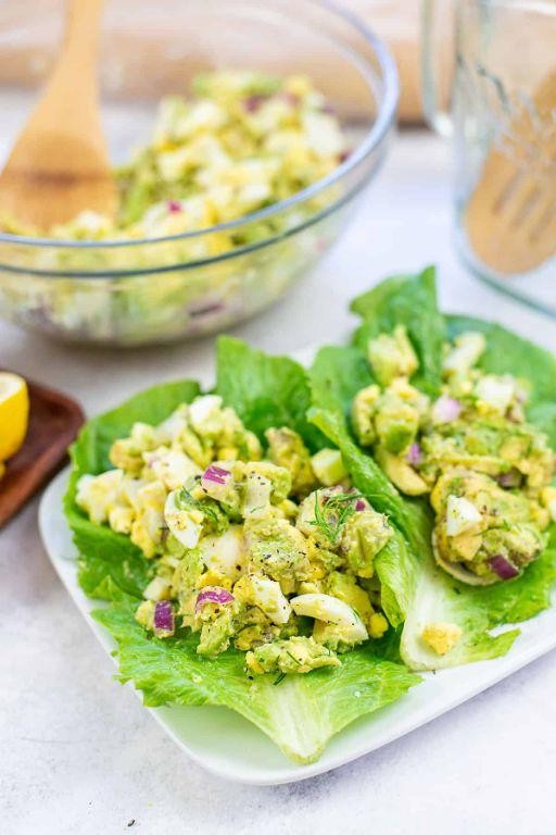 Keto-Friendly Avocado Egg Salad