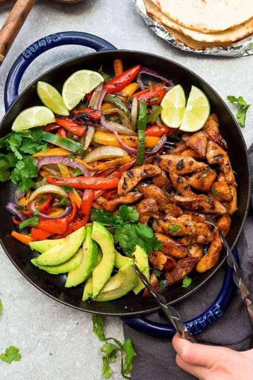 Keto-Friendly Grilled Chicken Fajitas