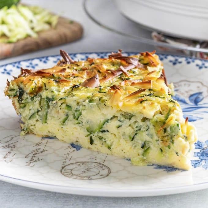 Keto-Friendly Zucchini Quiche Pie