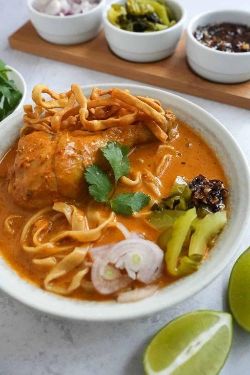 Khao Soi with Charred Chili Oil