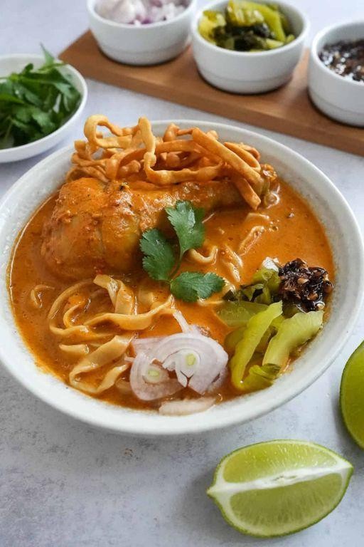 Khao Soi with Grilled Eggplant