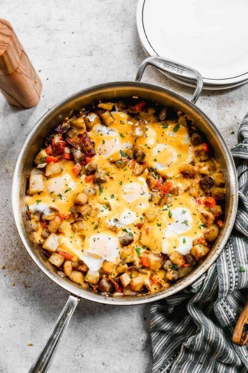 Kielbasa and Egg Breakfast Skillet