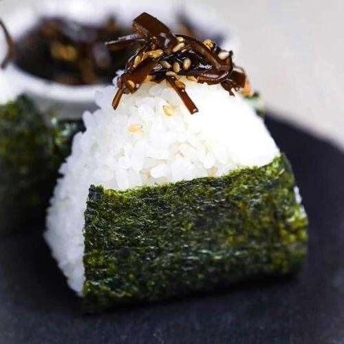 Kombu Seaweed and Sesame Onigiri
