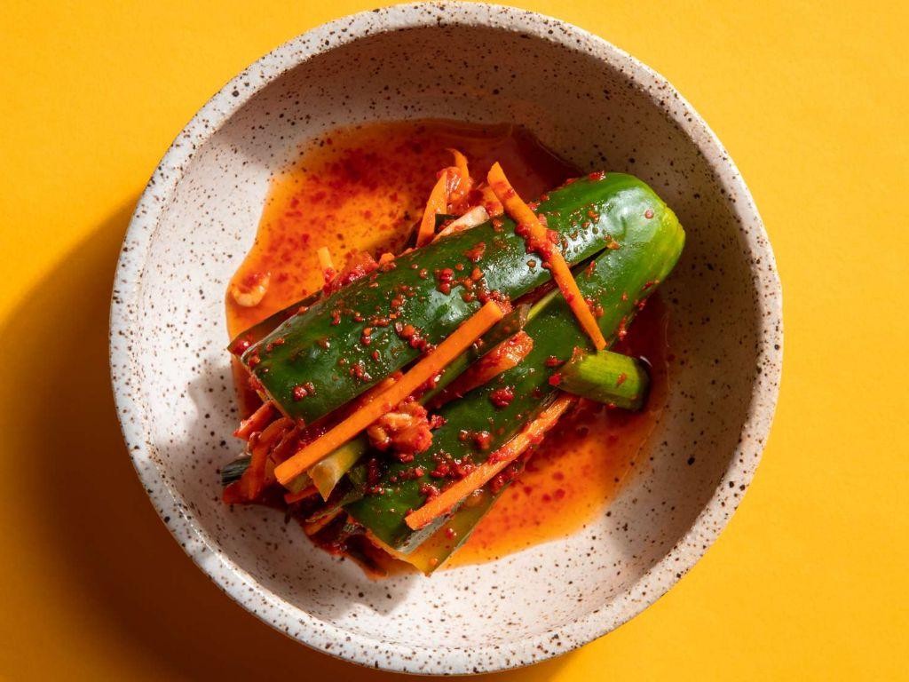 Korean Cucumber Kimchi (Oi Sobagi)