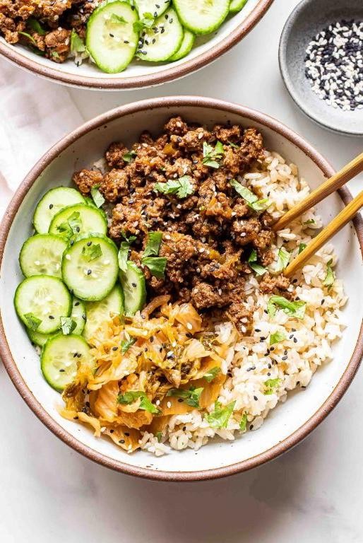 Korean Cucumber and Beef Bulgolgi