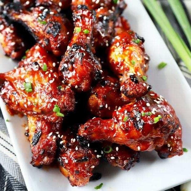 Korean-Style BBQ Chicken Wings