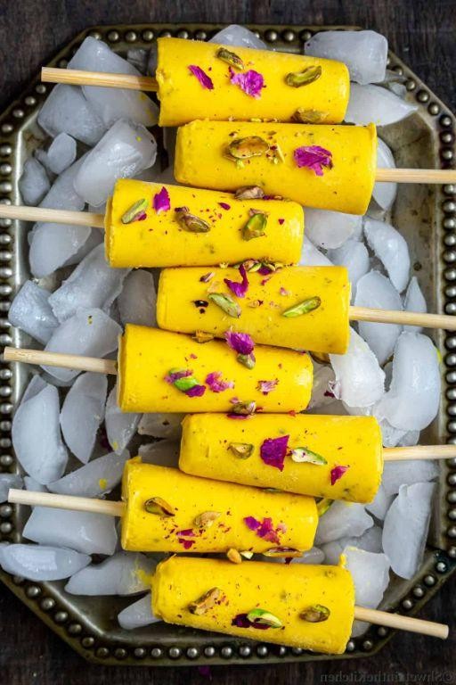 Kulfi with Mango Puree