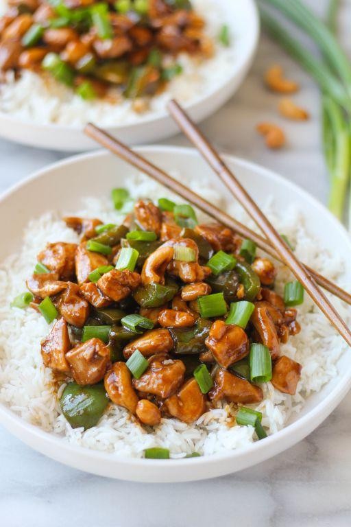 Kung Pao Bell Peppers with Cashews