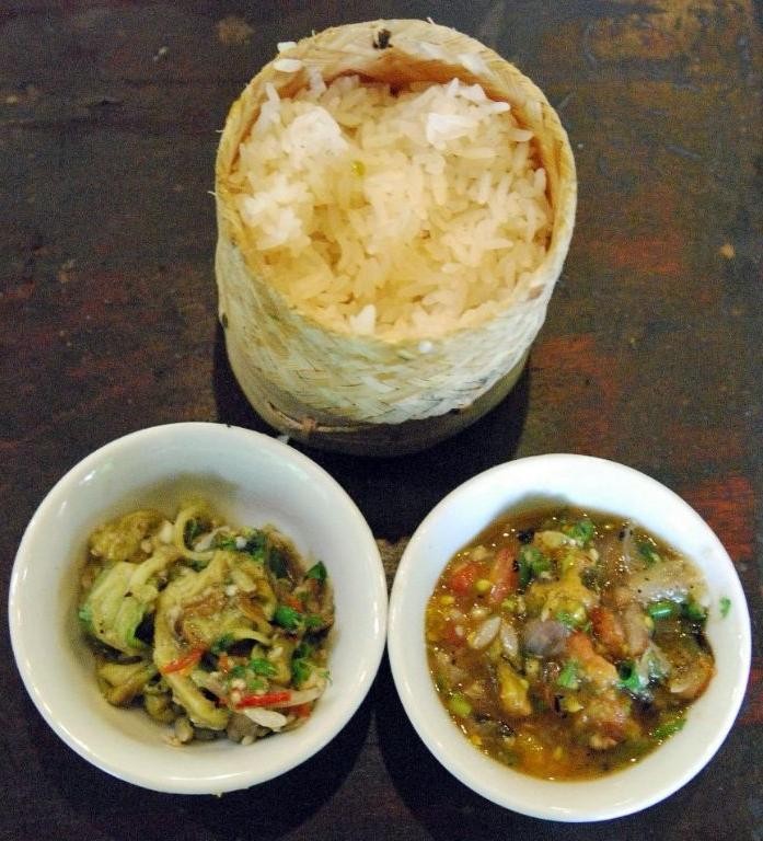 Laotian Sticky Rice with Jeow