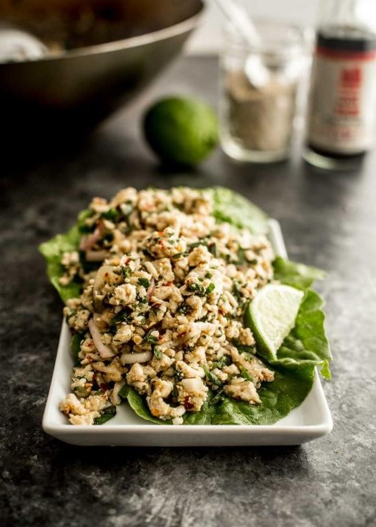 Larb Gai Spicy Minced Chicken Salad
