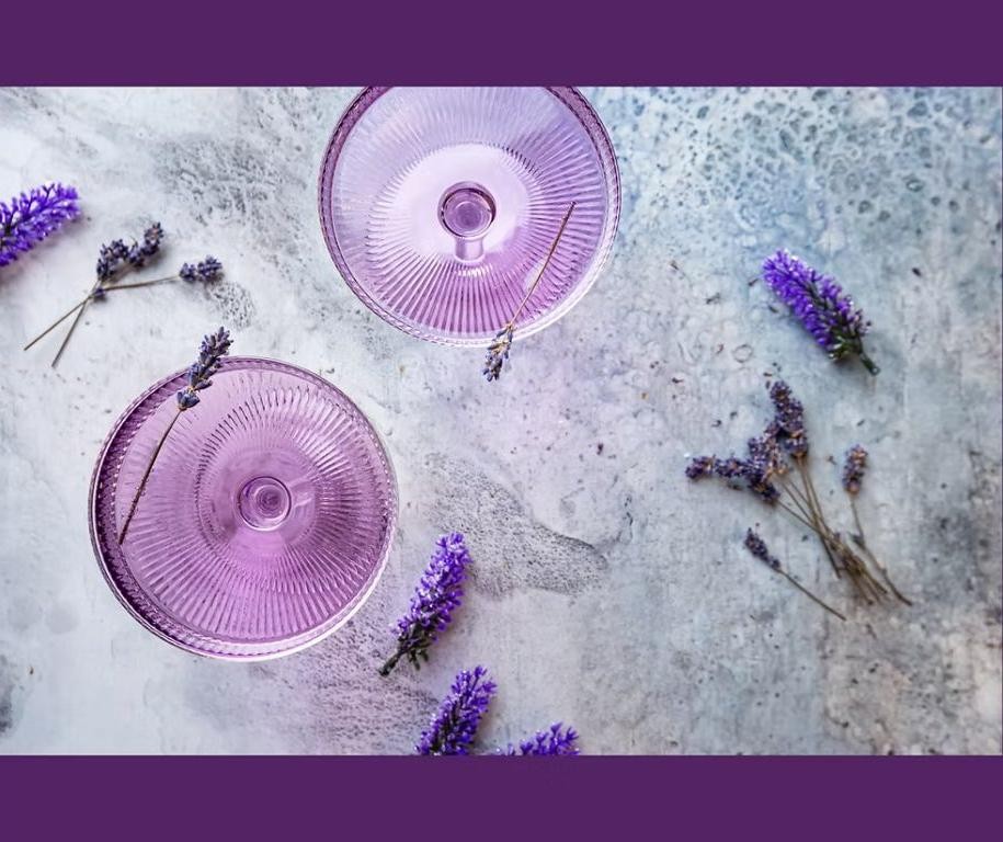 Lavender Lemon Paper Plane