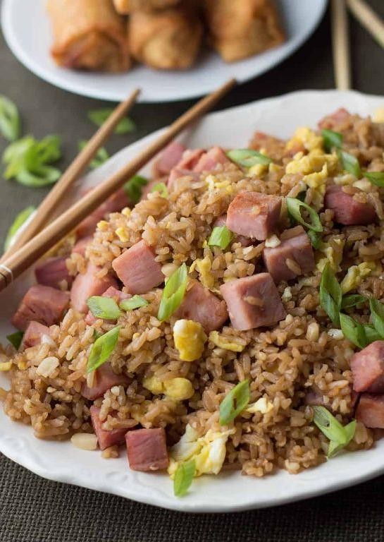 Leftover Ham Fried Rice
