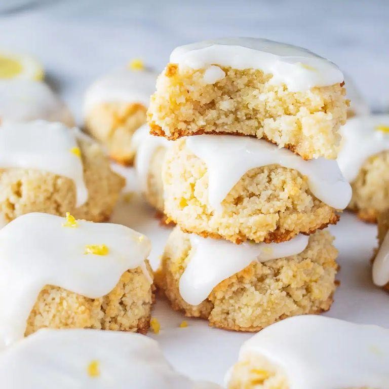 Lemon Almond Cookies with Citrus Icing