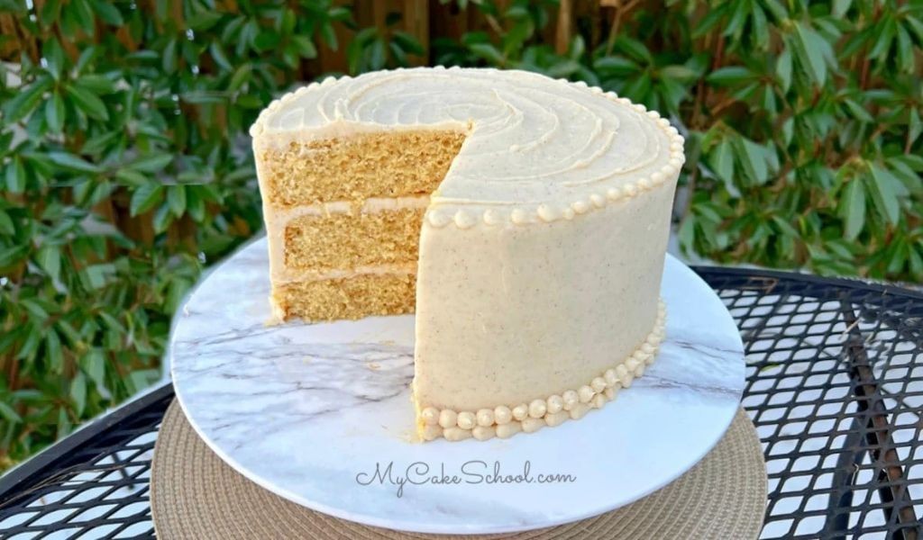 Lemon Banana Cake Mix Layer Cake