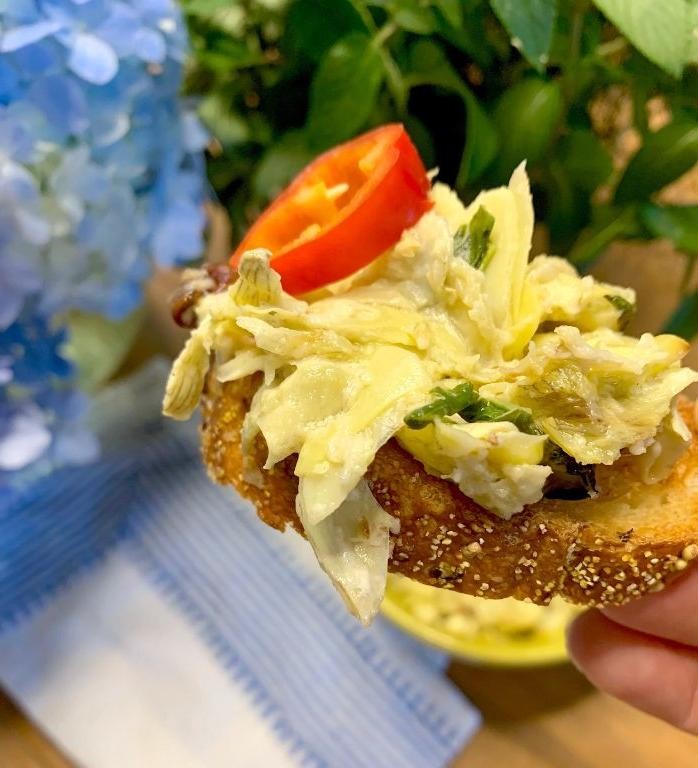 Lemon Basil Artichoke Dip