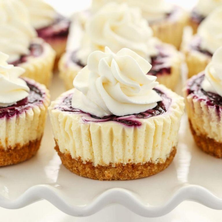 Lemon Blueberry Cheesecake Bites