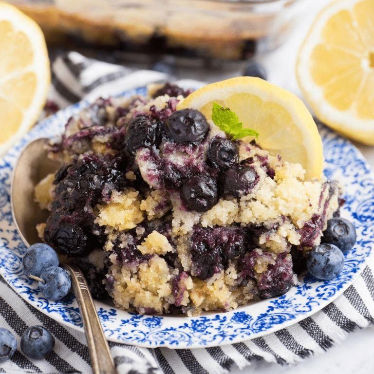 Lemon Blueberry Dump Cake