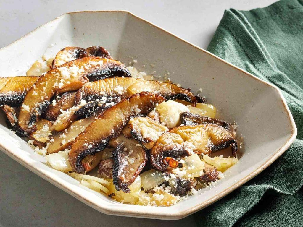 Lemon Butter Sautéed Portobello Mushroom