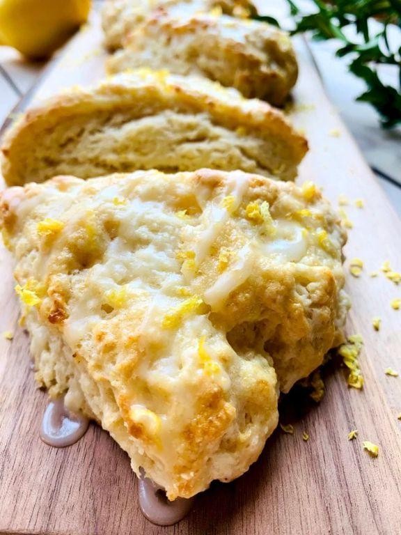 Lemon Buttermilk Scones Cookies