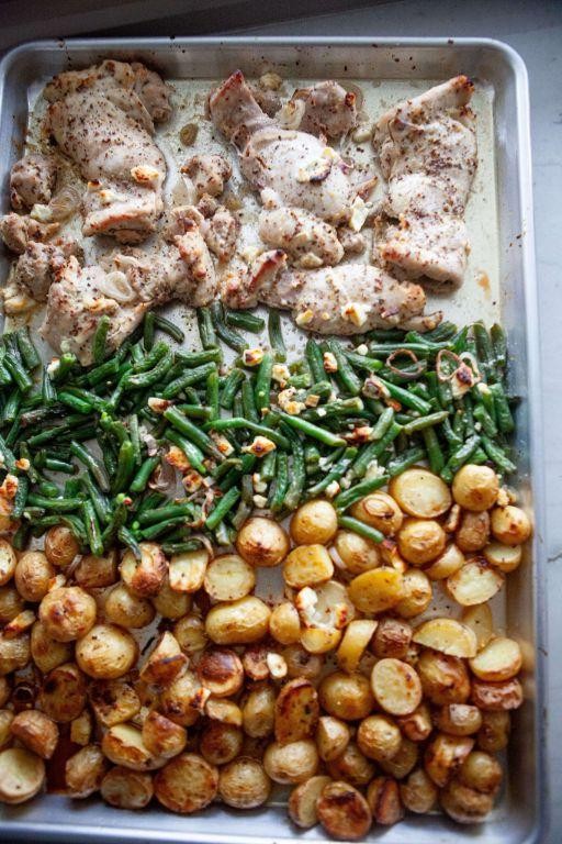 Lemon Dijon Chicken and Green Bean Skillet